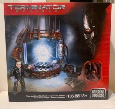 Terminator Genisys Time Machine MEGA BLOKS Playset 2015 T-800 185 Pieces NEW