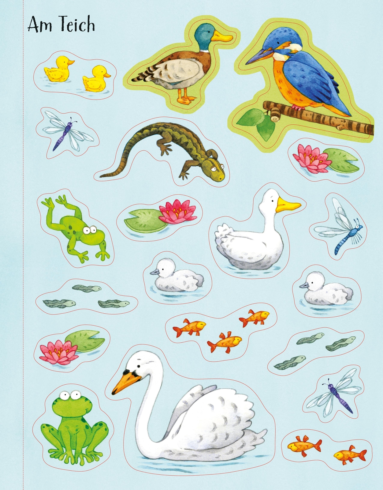 Thumbnail - Mein Erstes Stickerbuch: Draußen In Der Natur Kate Nolan