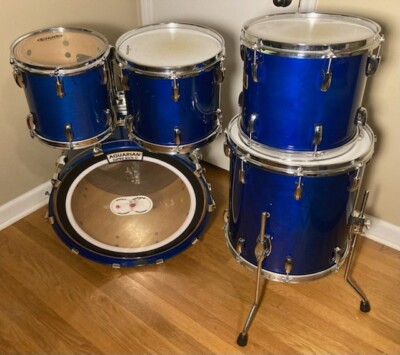 Pearl BLX Drum Set All Birch Shell Prestige Studio Sheer Blue 22