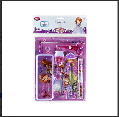Disney Store Sofia Stationery Supply Kit Back To School Item New Ebay