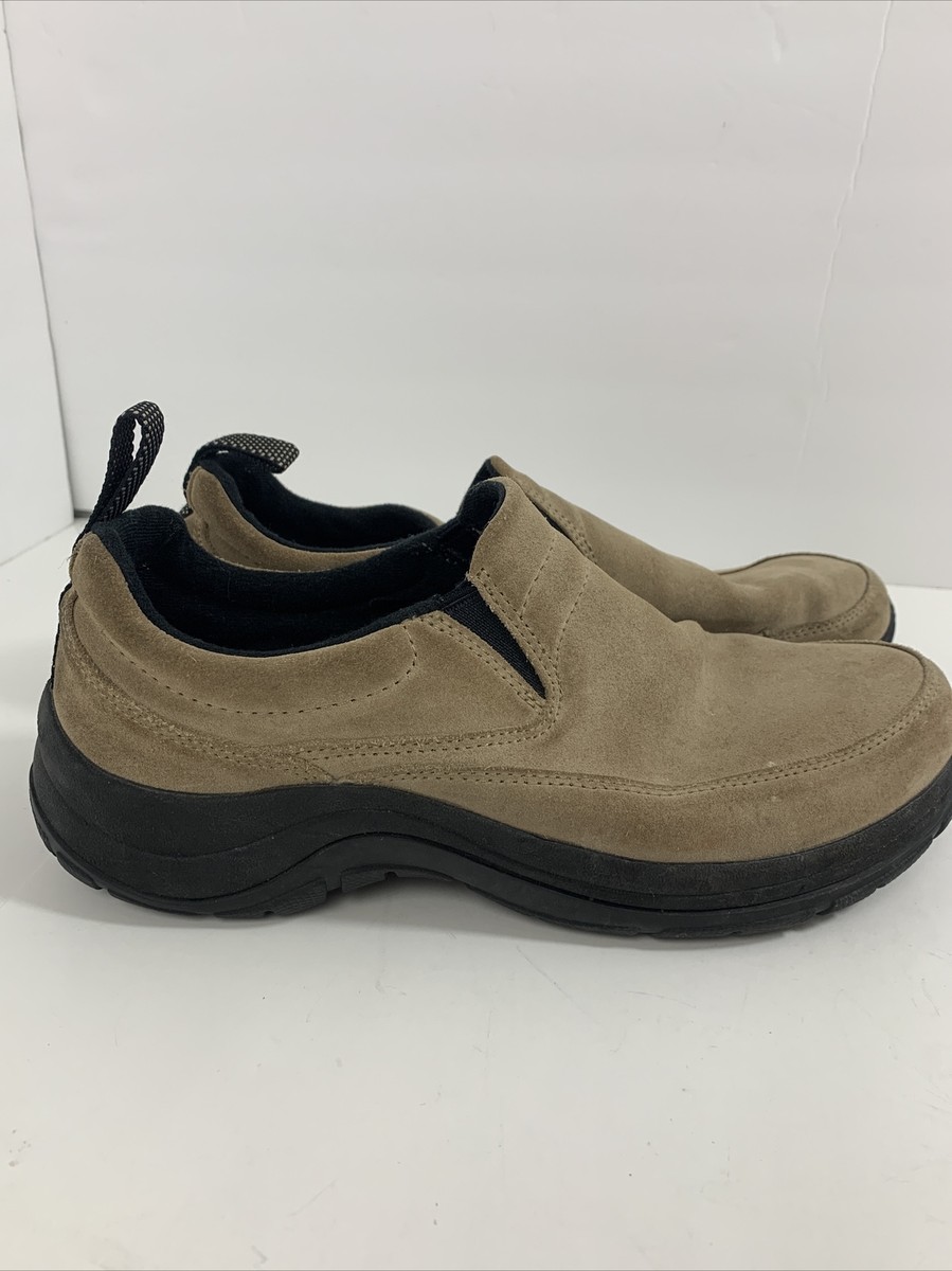LL Bean Men's Sport Moc Clogs Slip On Shoes Size 8.5 M Tan LL Bean Men's Sport Moc Clogs Slip On Shoes Size 8.5 M Tan