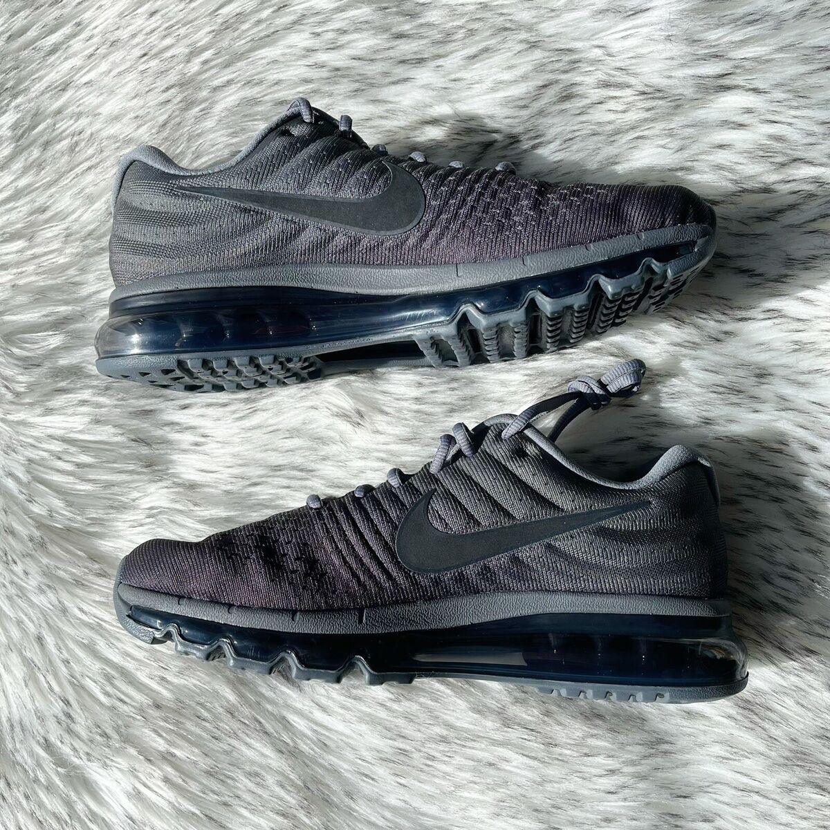 Nike Air Max 2017 Cool Grey Anthracite Black 849559-008 sz 8 Nike Air Max 2017 Cool Grey Anthracite Black 849559-008 sz 8