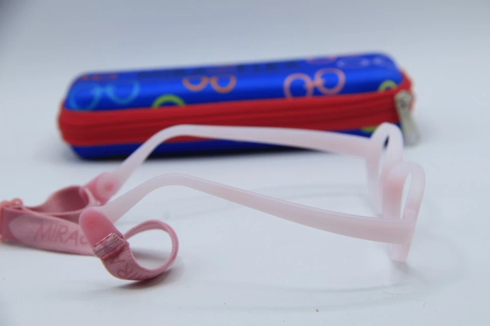 NEW MIRA FLEX BABY ONE B PINK AUTHENTIC FRAMES EYEGLASSES 37-14 - Image 3 of 3