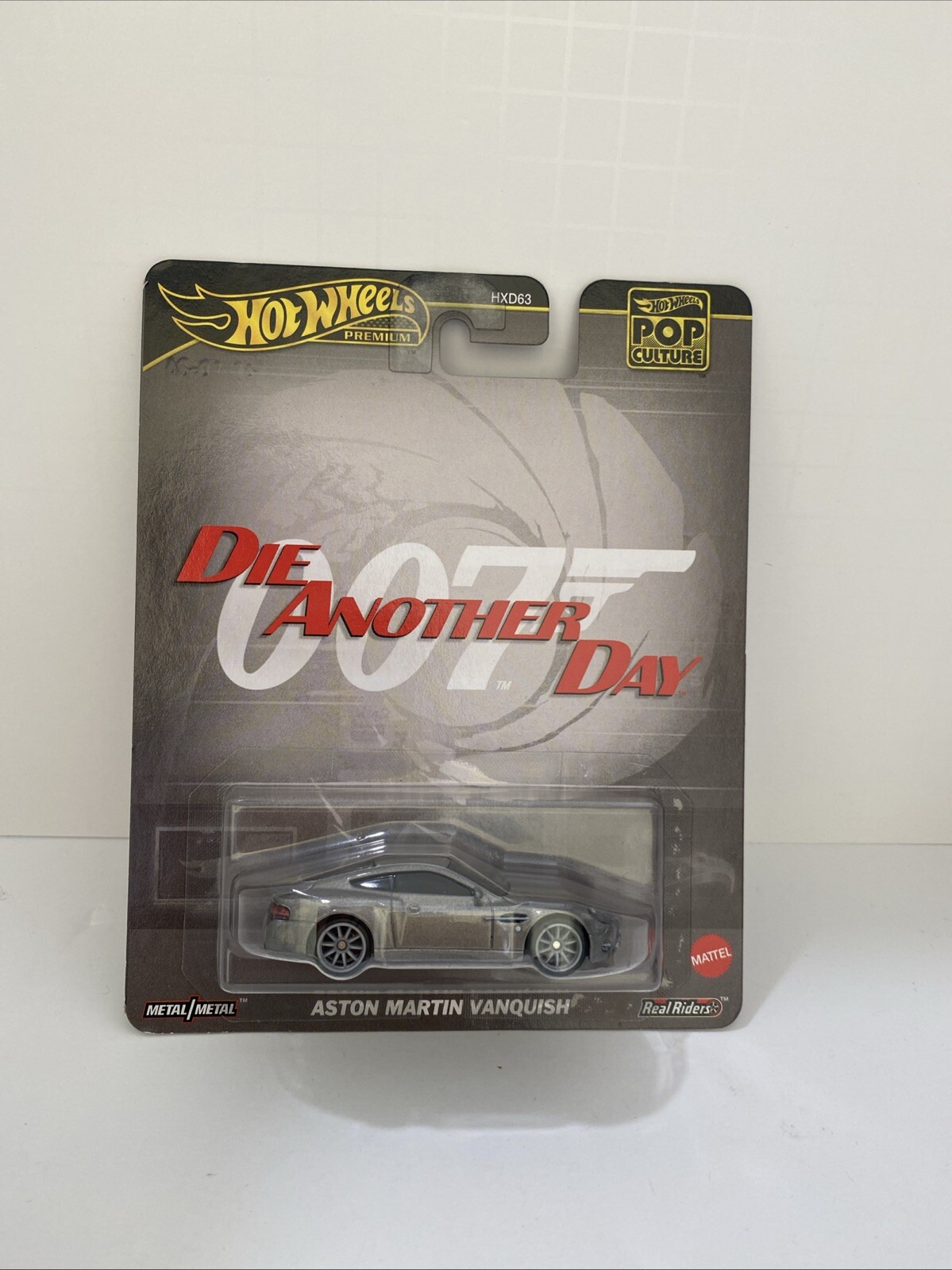 Hot Wheels Premium Pop Culture Die Another Day Aston Martin Vanquish 1:64 Scale Die-Cast Model