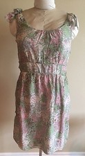 J.Crew Silk Floral  Dress Size 2. Spring Summer Wedding Flowers J. Crew