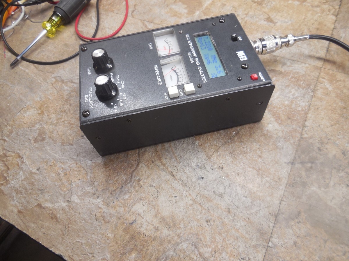 MFJ-269 Antenna Analyzer HF VHF UHF Ham *Works* *AS-IS No