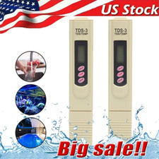 Handheld Water Quality Hardness Purity Digital LCD Meter 0-9990 PPM TDS TDS-3