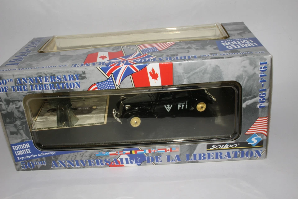 SOLIDO MILITARY #4494/39 CITROEN TRACTRION AV, FFI, ESCALA 1:50, NUEVO EN CAJA Foto 4 de 4