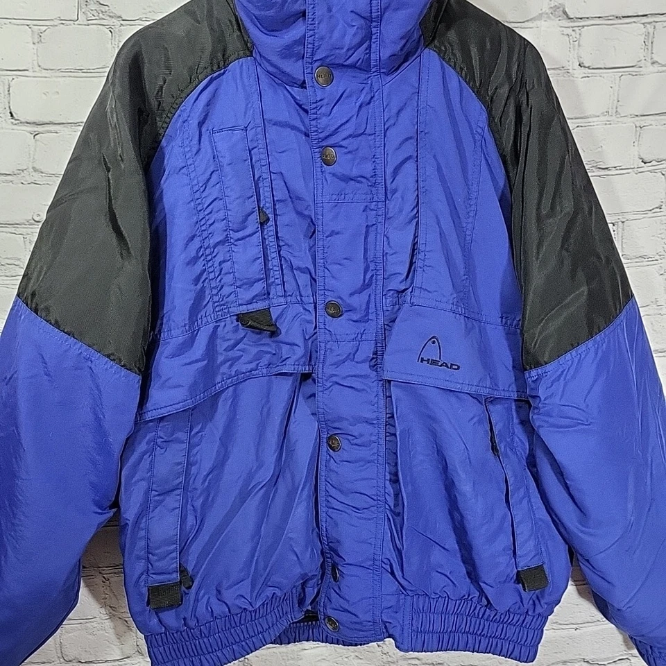 Head Skiwear Hombres 2 en 1 Chaqueta de Esquí Abrigo Grande Polar Azul Negro Bloque de Color Foto 2 de 4