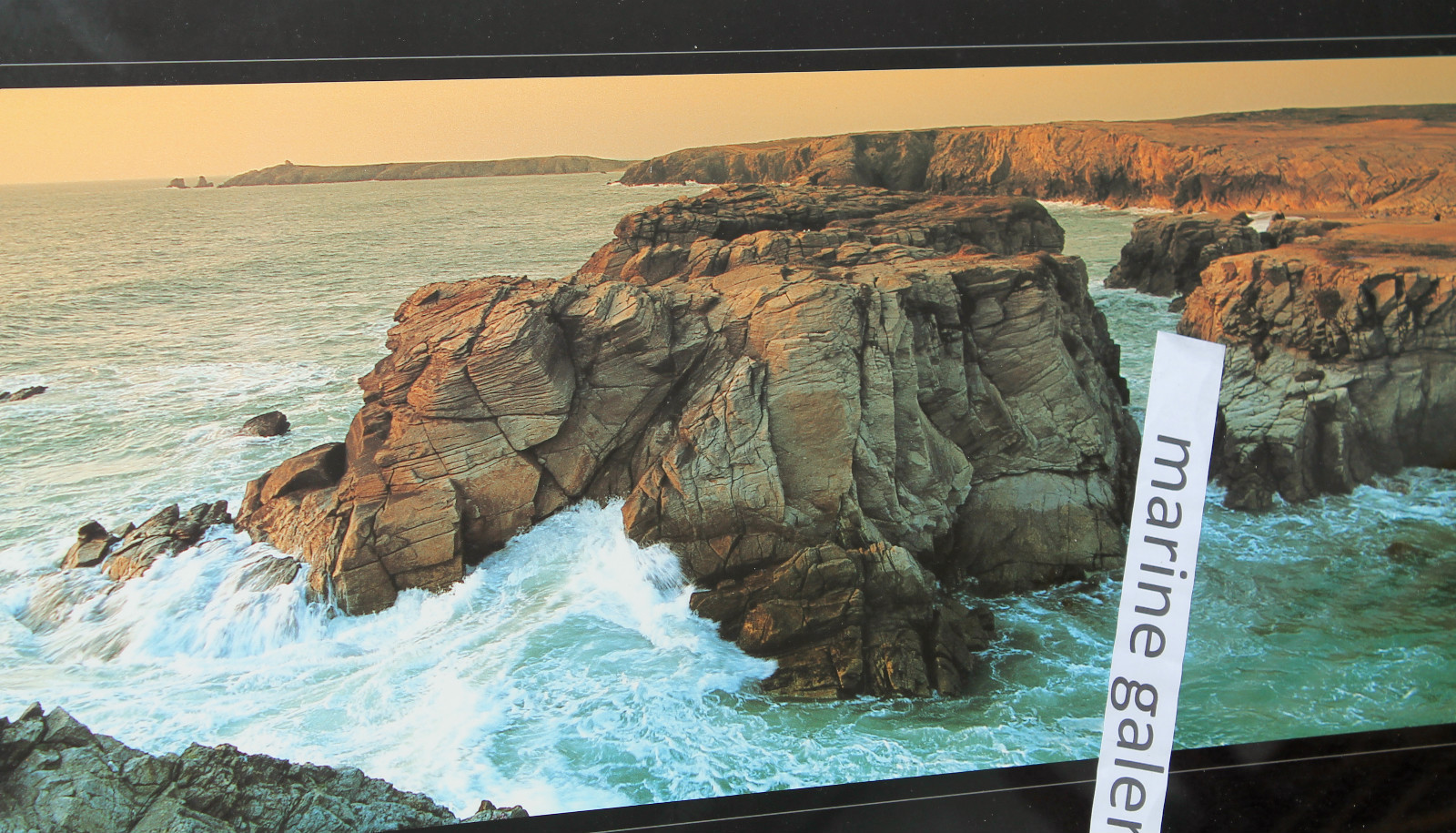 Poster photo Côte Sauvage bretonne panoramique 67cm pour décoration mer