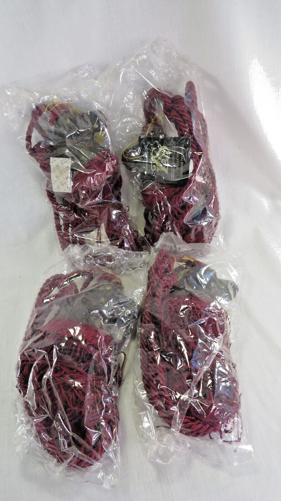 Curtain Tie Backs Horse Head Equestrian ~ Leather/wood New 2 Pairs 4 pieces