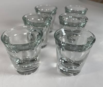 Vintage Anchor Hocking 1 Ounce (1 oz) Shot Glass, Clear Shot Glasses - SET OF 6