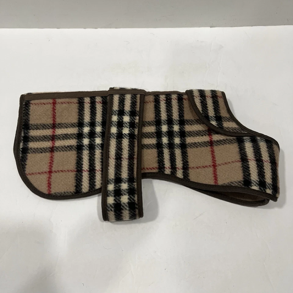 Burberry Wool Dog Coat Jacket Size 12” 30cm Nova Check Dog Jacket Dog Wear XS S - Image 4 of 4