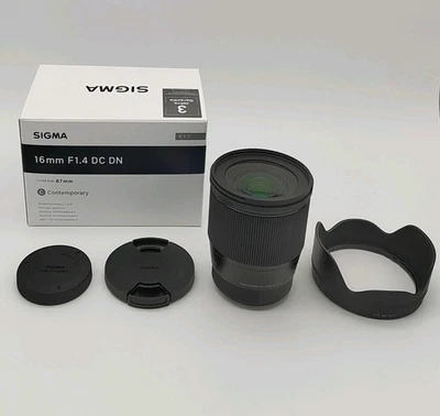 Sigma 16mm F1 4 DC DN (C) Fujifilm X Fuji Weitwinkel Objektiv Wie Neu + Garantie - Bild 1 von 4