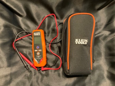 Klein Tools Tough Meter IP53 ET250 voltage tester Cat IV 600V with case