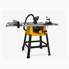 10-inch Dust-Free WoodworkingTableSaw withReverse-MountedCarving andCutting Unit