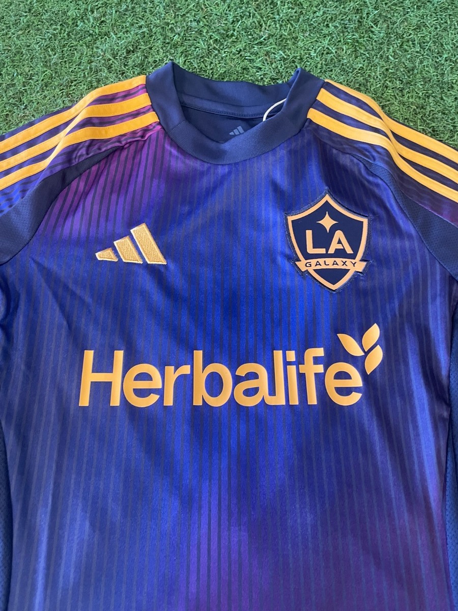 adidas Youth LA Galaxy Away Jersey 25/26 - Purple | eBay