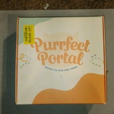 Purrfect Portal Cat Door Interior Cat Door Easy Installation NEW Open Box