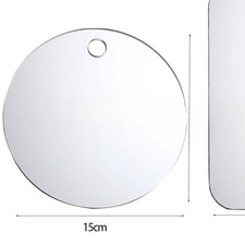 Unbreakable Acrylic Fog Free Mirror Wall Suction Portable Travel Shaving Makeup