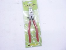 Diamond Tech Studio Pro 1" Wide Metal Running Glass Cutting Pliers 600 Red