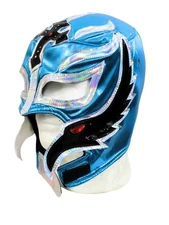 Rey Mysterio Lucha Libre Wrestling Mask (pro-fit) Costume Wear- Powder Blue