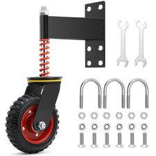 6 Inch Heavy Duty Gate Wheel, 500LBS Capacity Fence Gate Wheels for Metal Tube G