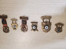 Set Of 6 RARE ANTIQUE MASON AND MARKSMAN MEDALS . BEAUTIFUL CONDITION