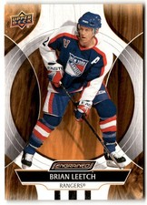 Brian Leetch 2024-25 UD Engrained Icons #5 New York Rangers