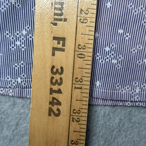 McKenzie Tribe Herren lila Button Down Langarm Hemd Größe Large L - Bild 7 von 8
