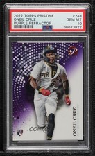 2022 Topps Pristine Purple Refractor 56/99 Oneil Cruz #248 PSA 10 GEM MT 0ui8