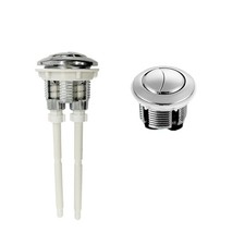 ZCLGOOD 2PCS 38mm/1.5 Toilet Tank Push Button Dual Flush Water Tank Button Repl