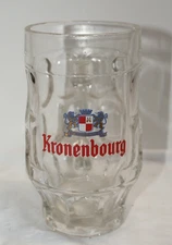 Vintage Kronenbourg 1664 Beer Mug .04L Heavy Collectible Made in Germany