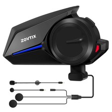 Motorcycle Helmet Headset 3 Riders Communication System S2 Intercom with Musi...