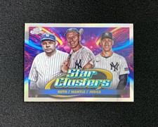 2026 Topps Chrome Cosmic Star Clusters Babe Ruth Mickey Mantle Aaron Judge QI95