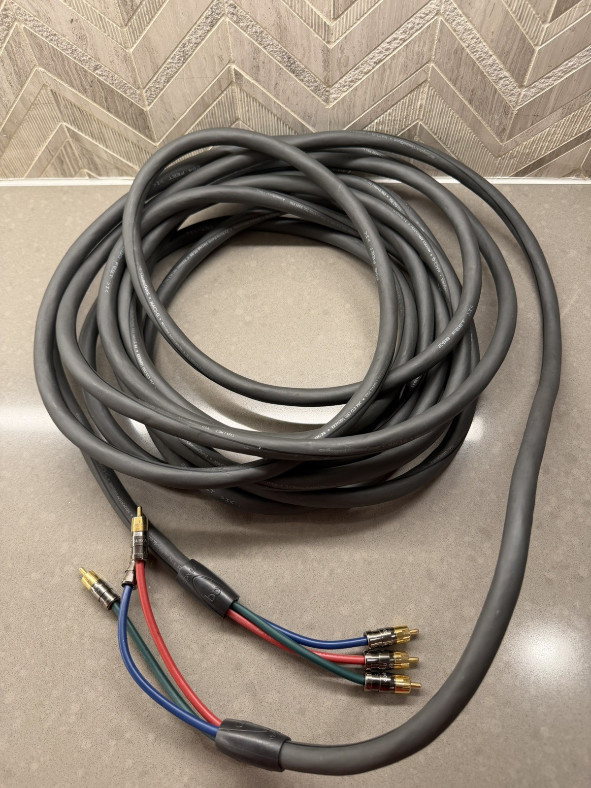 Audioquest MAC 3-G 9 Meters single  3 x 75 ohm digital Cable