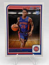 Marcus Sasser 2023-24 Panini NBA Hoops Rookie Card RC #260 Detroit Pistons. rookie card picture