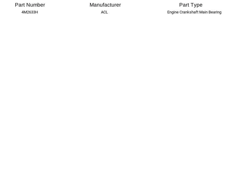 Main & Road Bearing 4M2633H For Nissan Infiniti 2001-2016 - Image 3 of 4