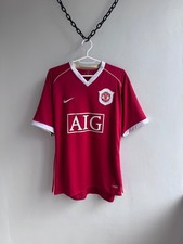 MANCHESTER UNITED 2007 2008 2009 HOME FOOTBALL SHIRT SOCCER JERSEY NIKE Size L
