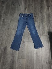 American Eagle Next Level Stretch Kick Bootcut Jeans Dark Denim women 10