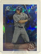 2022 Bowman Draft Sapphire Anthony Hall 1st Bowman New York Yankees