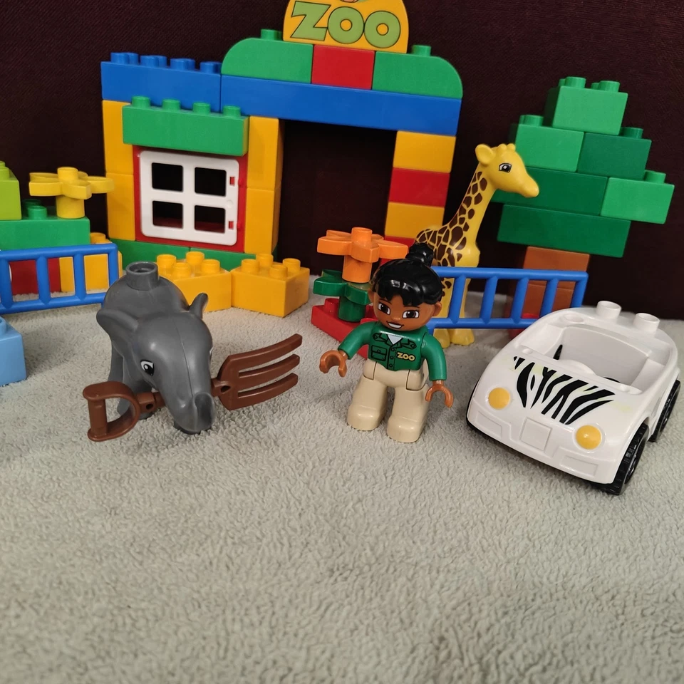 Lego Duplo 6136 - Mon premier Zoo - Complet - Ours Girafe Tigre éléphant 6136-2 - Photo 3/4