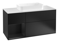 Villeroy & Boch Finion Waschbeckenunterschrank FüR Becken Mittig Regal Links...