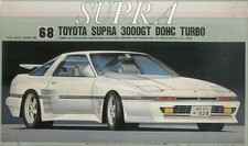 Toyota Supra 3.0GT DOHC Turbo A70 mit verstellbarem Flügel Maßstab 1:24 Modellbausatz #75