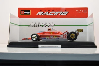 FERRARI 312T4 #12 GP SOUTH AFRICA 1979 G. VILLENEUVE BURAGO 1/18 NEUVE EN BOITE - Photo 1/4