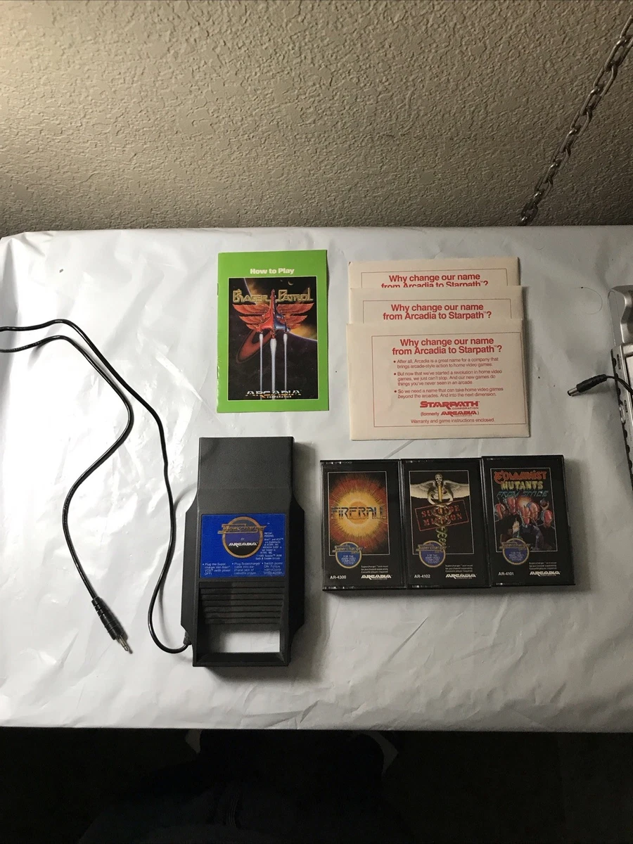 Atari 2600 SUPERCHARGER - Cartouche multijeux à charger ARCADIA