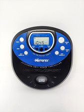 Memorex 2Xtreme Portable CD Player CD-R / CD-RW  AM/FM Radio Model MD6868BLU