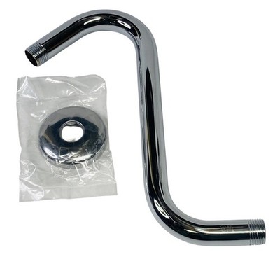 Signature Hardware 375254 Aon 8'' Heavy-Duty Offset Shower Arm - Chrome