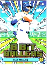 2026 Topps Series 1 - Alex Freeland #8B-21 - 8 Bit Ballers - RC - Dodgers