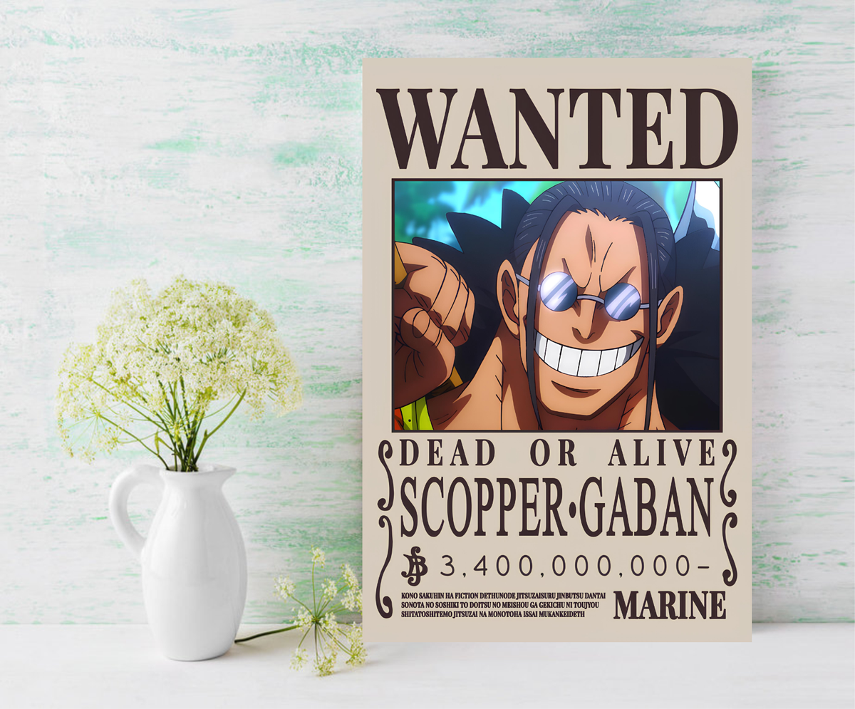 SCOPPER GABAN WANTED ONE PIECE 8