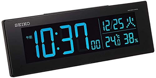 Seiko BC406K C3 Digital Alarm Clock Radio Wave LED Display AC100V Japan